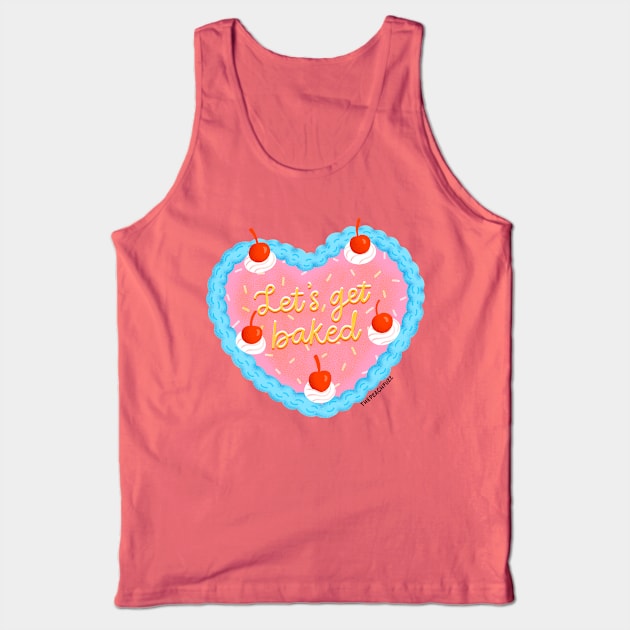 Let's Get Baked - The Peach Fuzz Tank Top by ThePeachFuzz